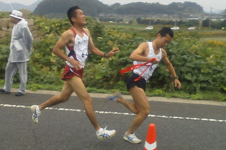 ４区栄さんから５区賀川くんへ