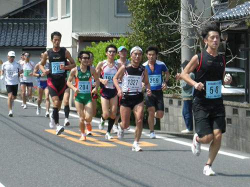 第18回津山加茂郷フルマラソン全国大会（阿部くん・堀米（恵））