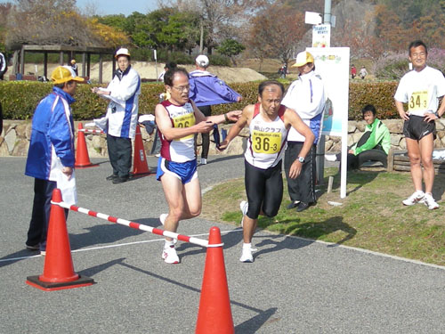 ２区吉永さんから３区三好さんへ